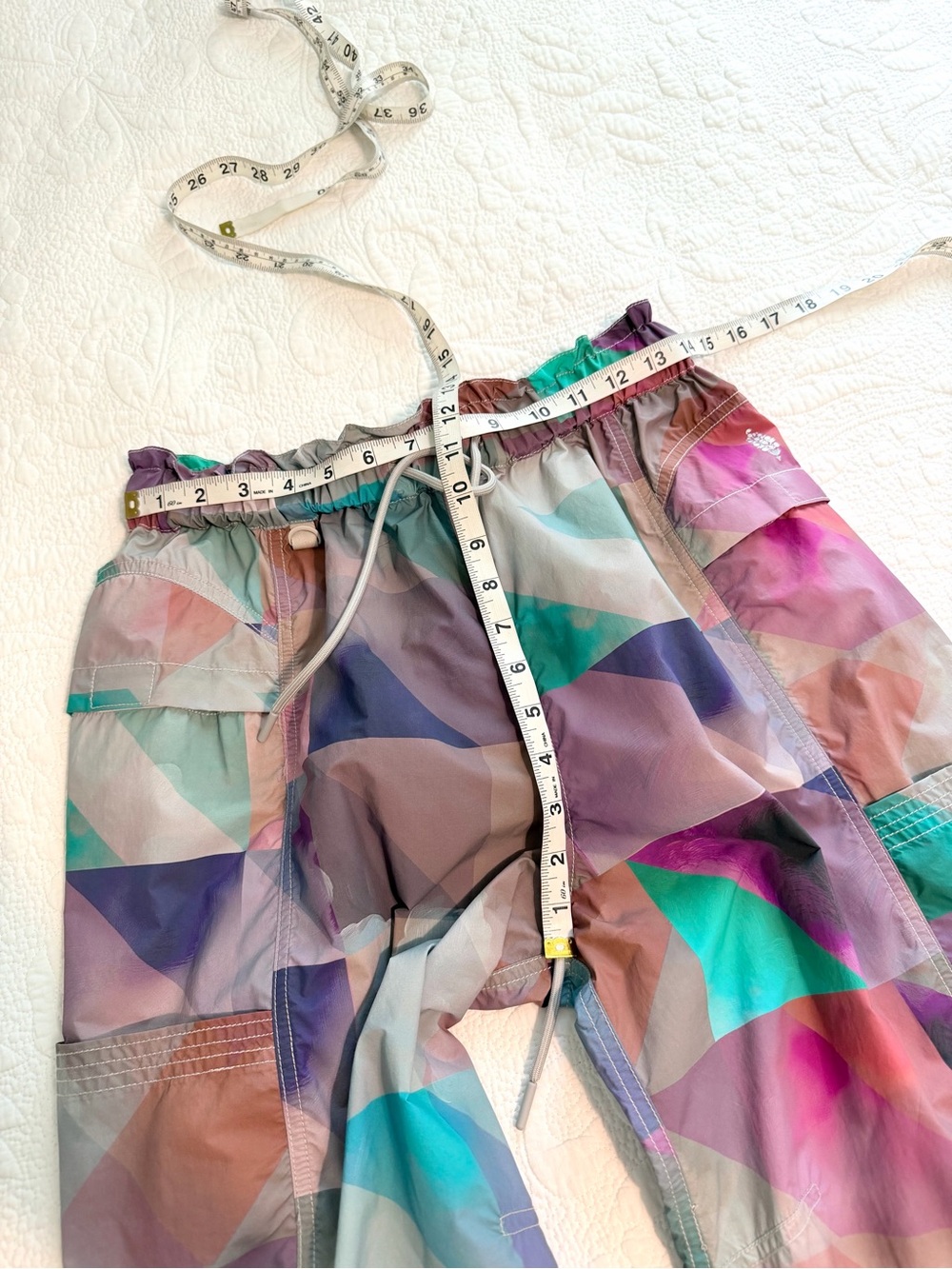 Free People FP Movement In The Wild Printed Hiking Barrel Pants UPF $138 Small - Picture 6 of 8